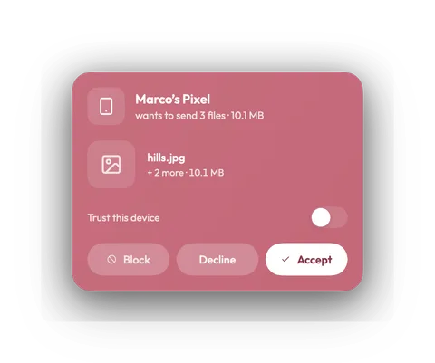 Breeze Κάρτα άφιξης σε Mac, θέμα Rose